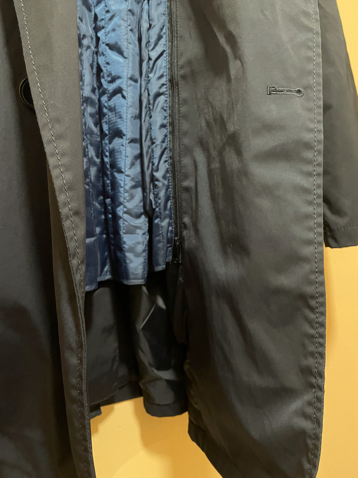Eνισχυμένη, Ανδρική Καμπαρντίνα ZARA  σε Σκούρο Blue Black Χρώμα (Large)