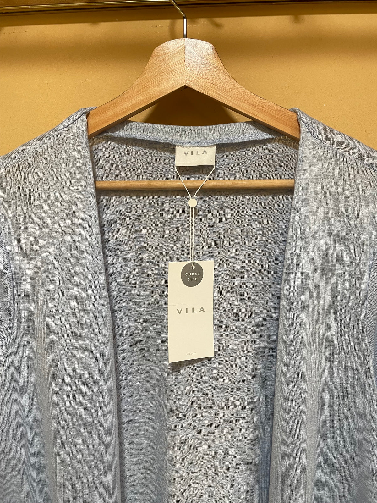 Outlet, Γυναικεία, Μακριά Ζακέτα με Τσέπες VILA σε Σιελ χρώμα (L & XL)