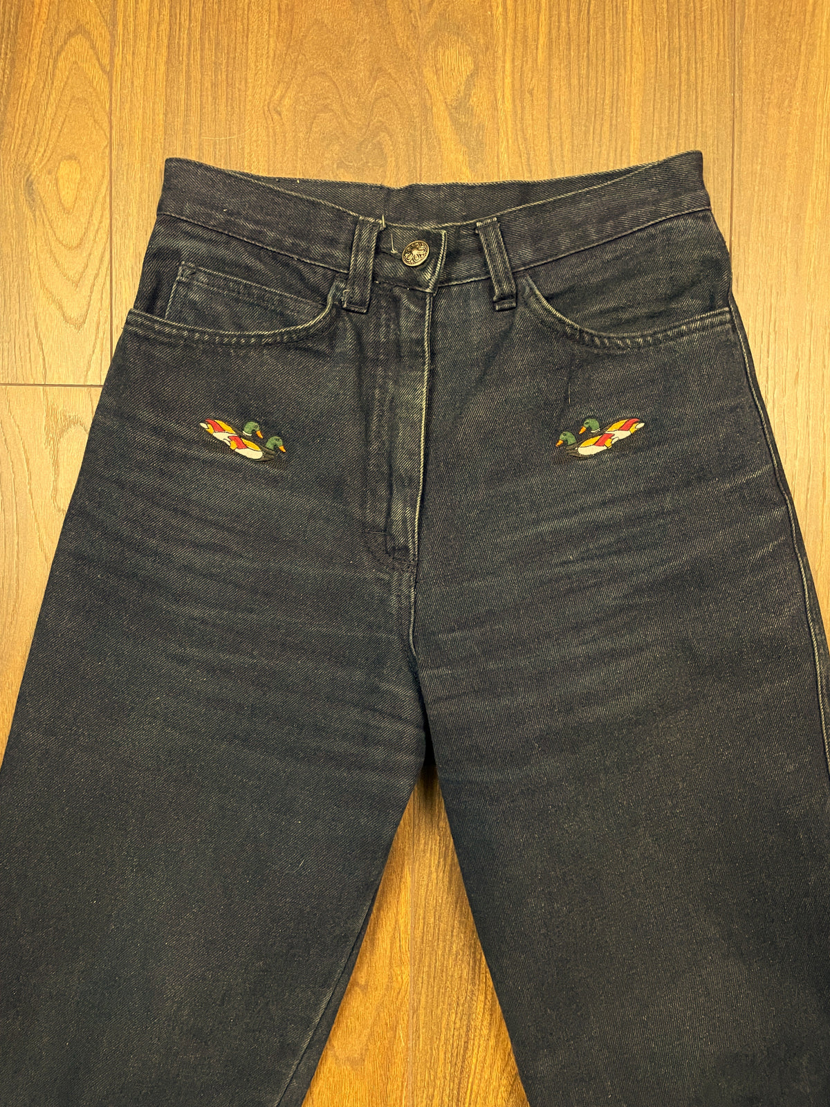 Γυναικείο Τζιν Παντελόνι HAMMERSCHMID Mom Fit σε Σκούρο Μπλε Denim (No 36-Small)