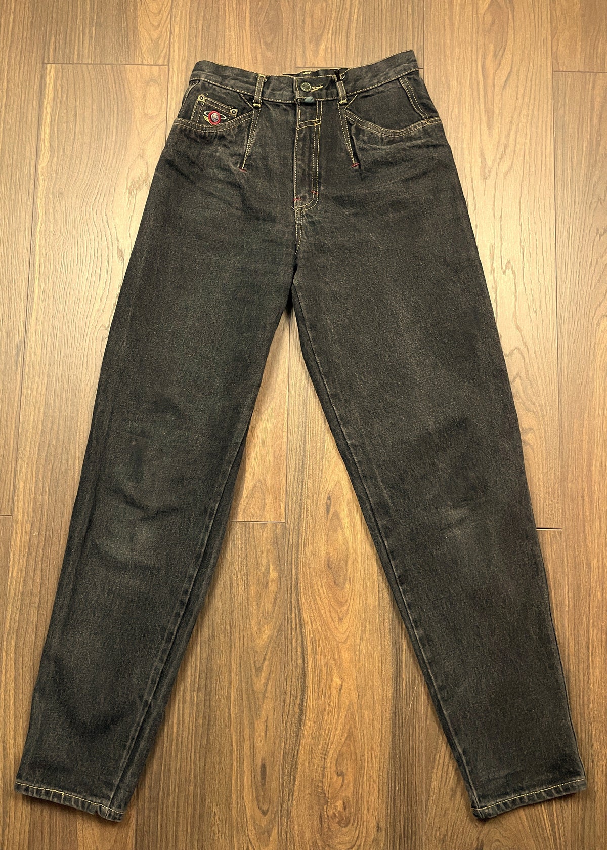 Γυναικείο Τζιν Παντελόνι MEXX Mom Fit σε Σκούρο Γκρι Denim (No 14/164-XS)