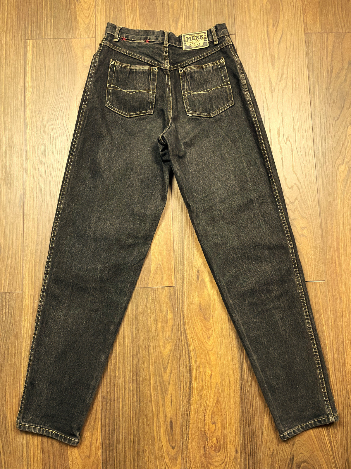 Γυναικείο Τζιν Παντελόνι MEXX Mom Fit σε Σκούρο Γκρι Denim (No 14/164-XS)