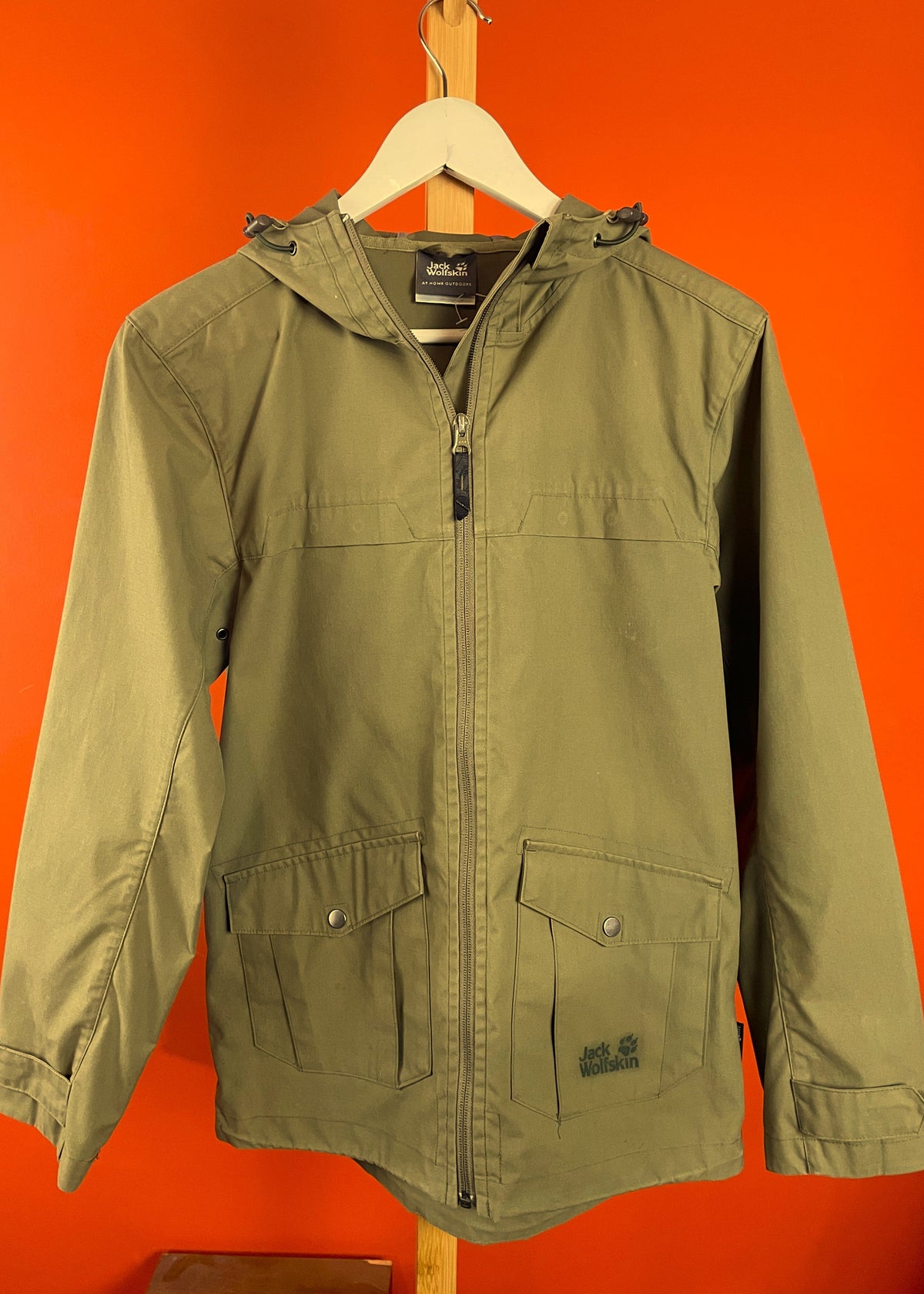 Σπορ Τζάκετ JACK WOLFSKIN Youth σε Χακί χρώμα (Small)