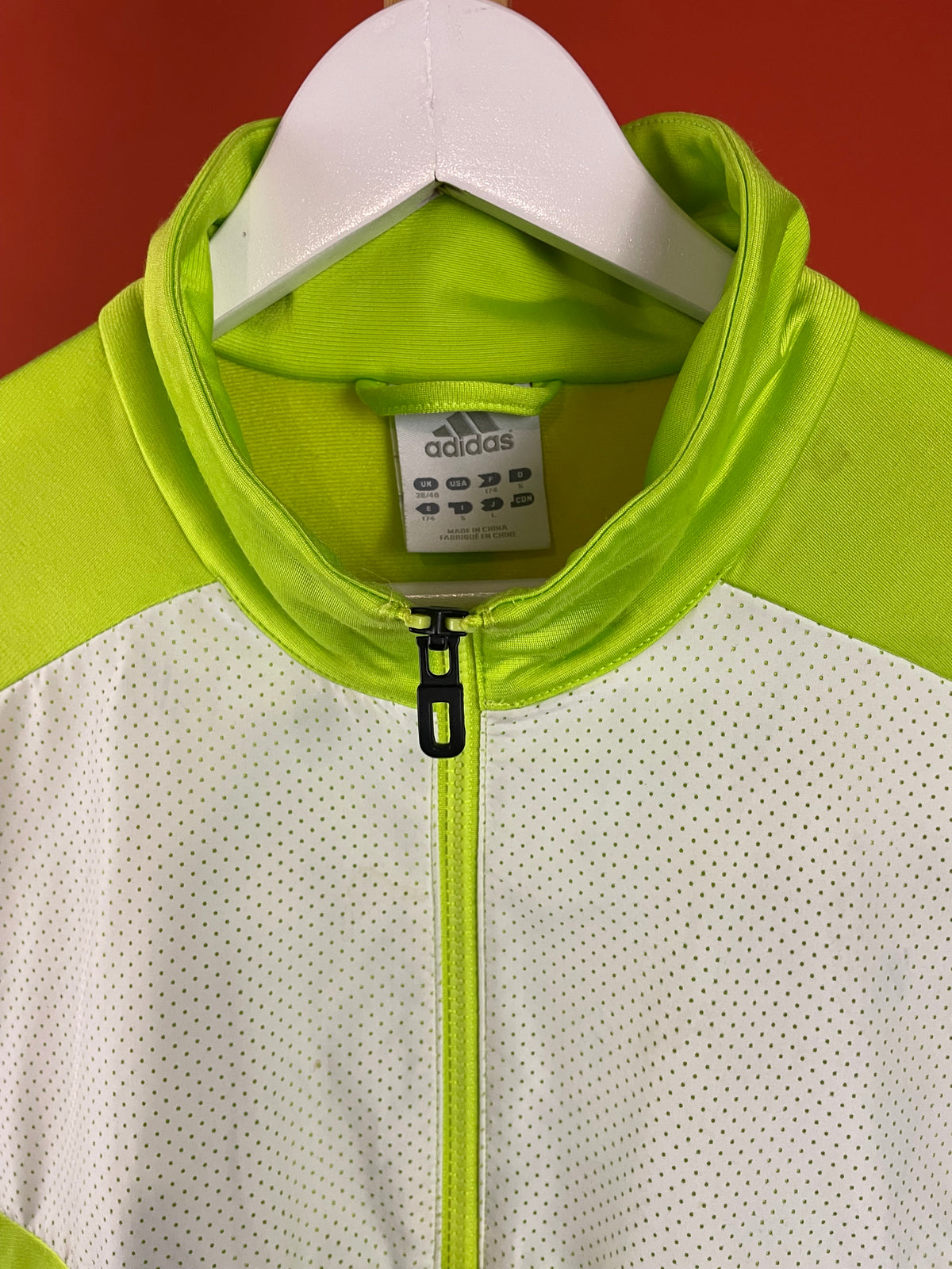 Γυναικεία Αθλητική Ζακέτα ADIDAS σε Μαύρο - Λαχανί χρώμα (M/L)