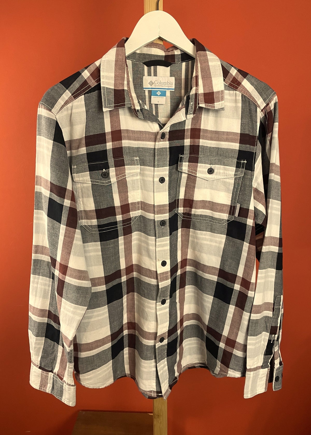 Βαμβακερό, Καρό Ανδρικό Πουκάμισο COLUMBIA (Small)