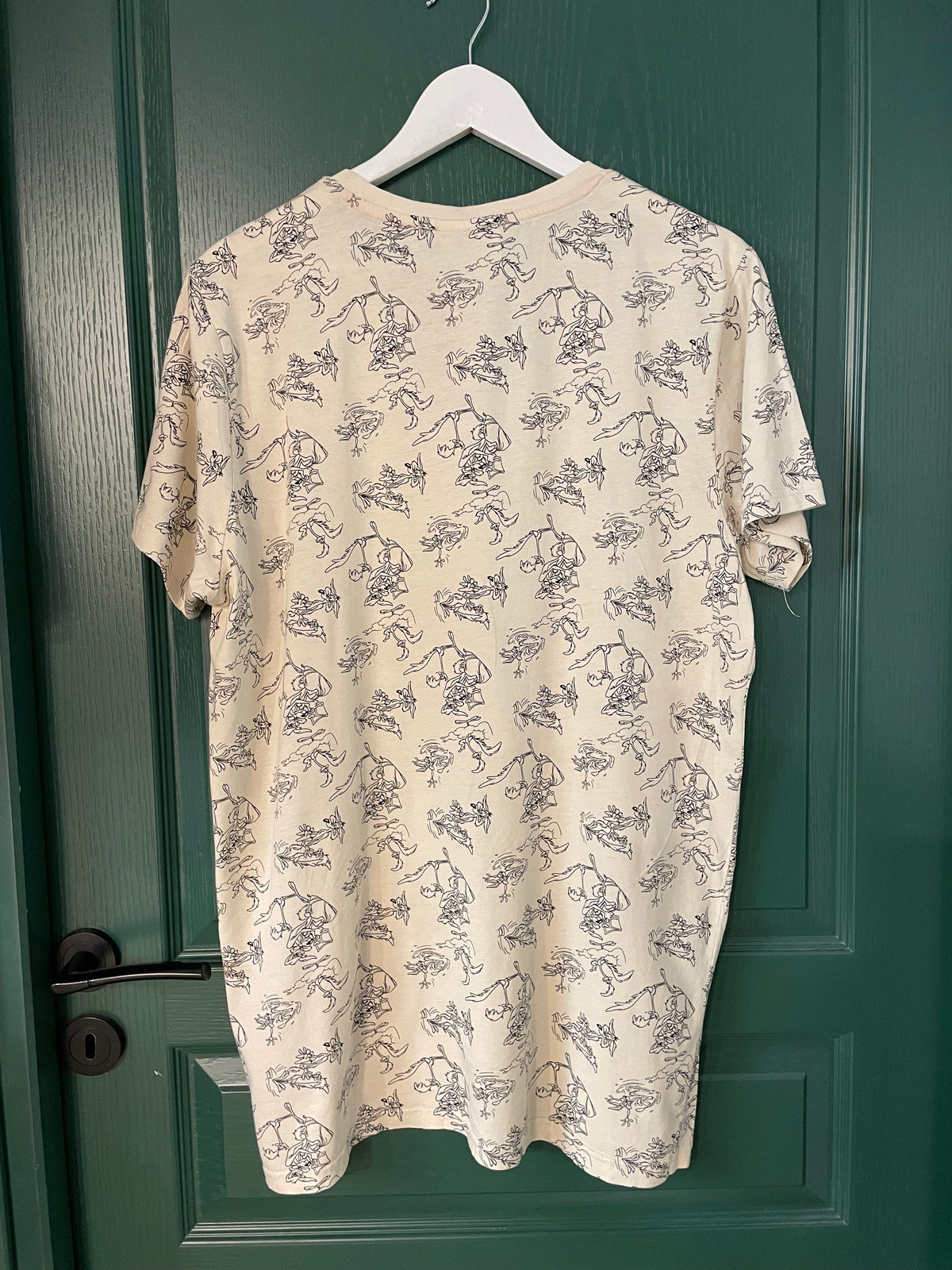 Ανδρική, Kοντομάνικη Μπλούζα -T-Shirt LOONEY TUNES σε Ζαχαρί χρώμα (Large)