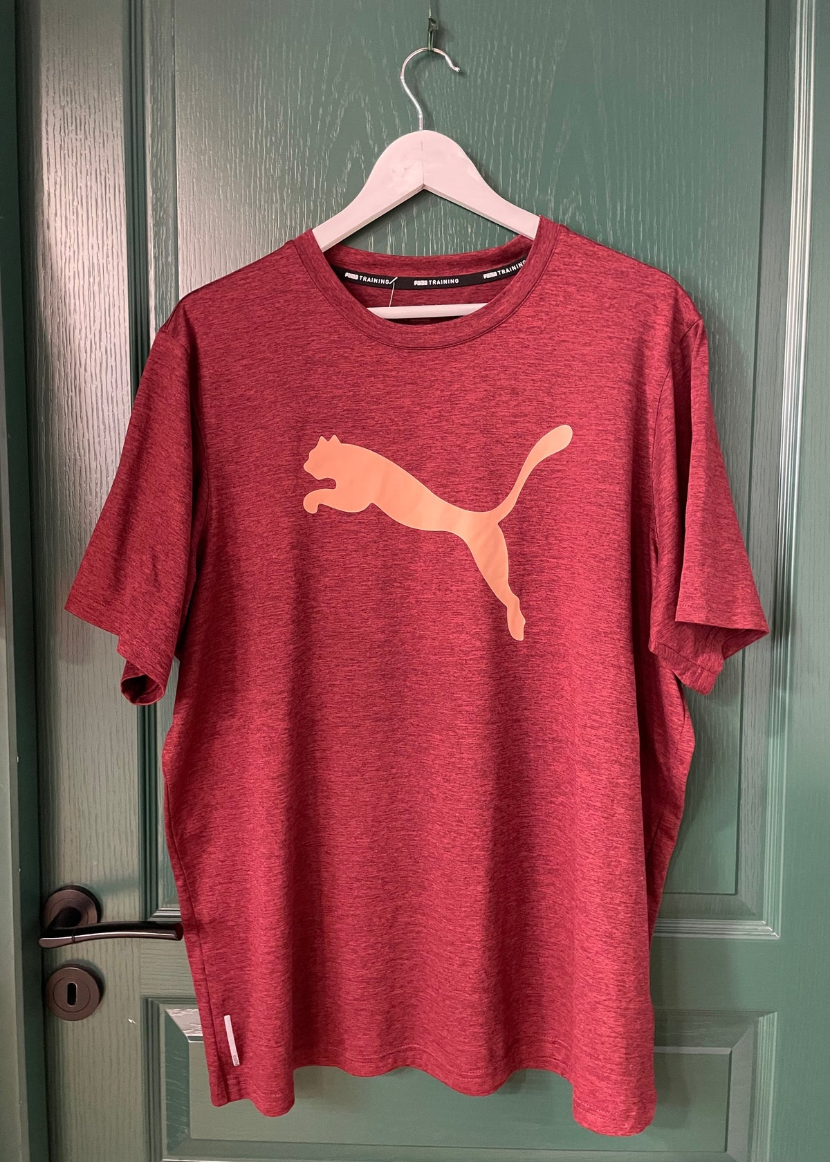 Ανδρική, Αθλητική, Kοντομάνικη Μπλούζα -T-Shirt PUMA σε Κεραμιδί χρώμα (XL)
