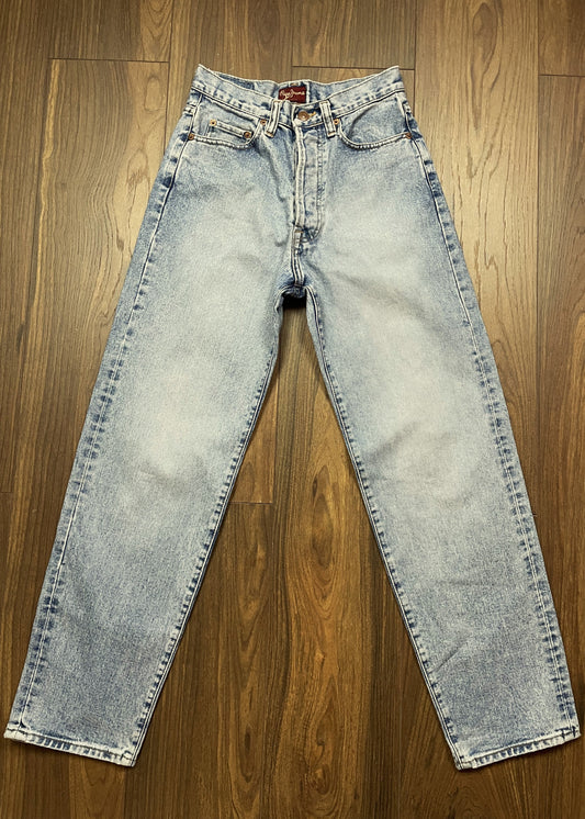 Γυναικείο Τζιν Παντελόνι PEPE JEANS London σε Ξεθωριασμένο Σιέλ Denim (XS/S)
