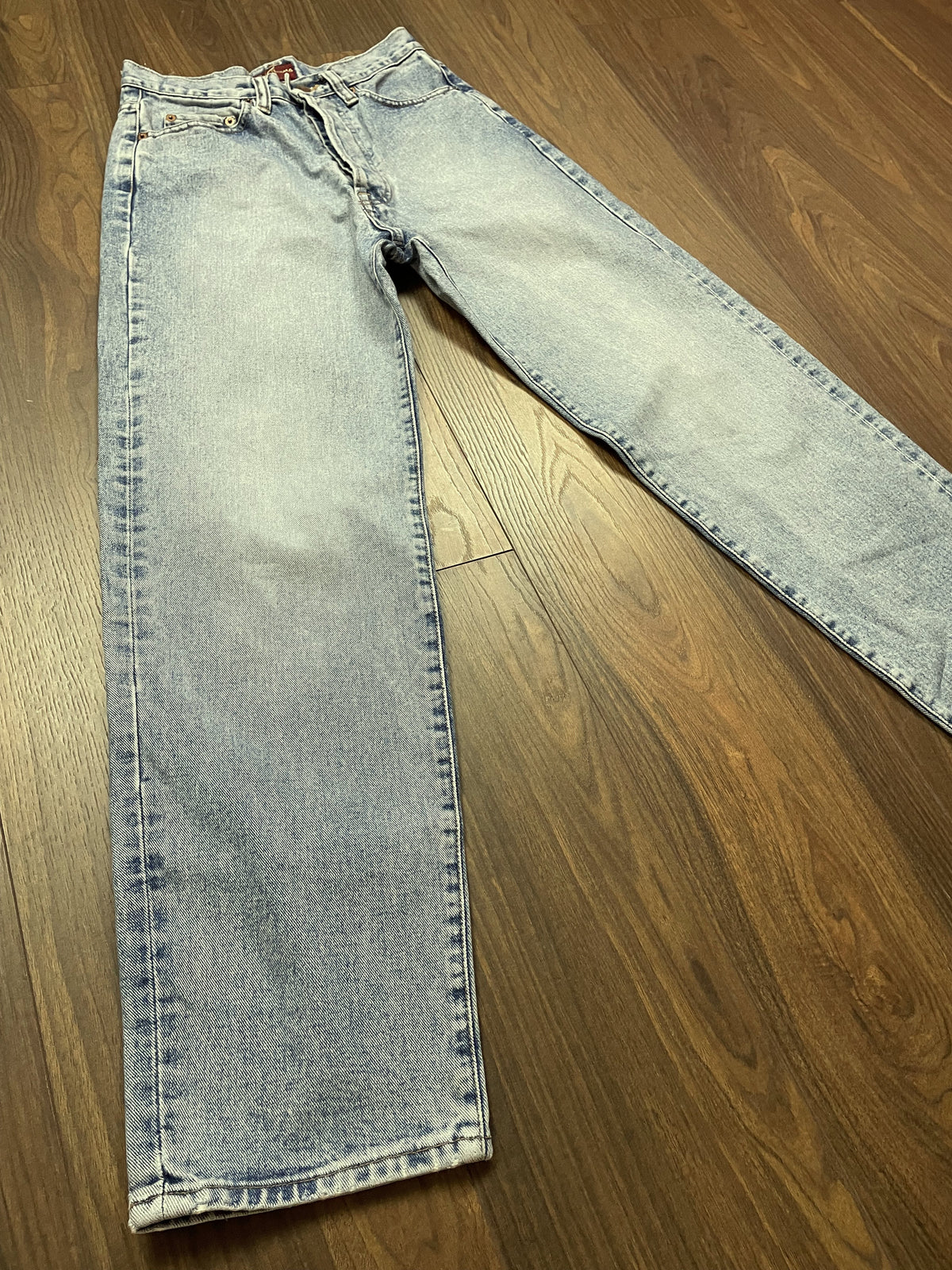 Γυναικείο Τζιν Παντελόνι PEPE JEANS London σε Ξεθωριασμένο Σιέλ Denim (XS/S)
