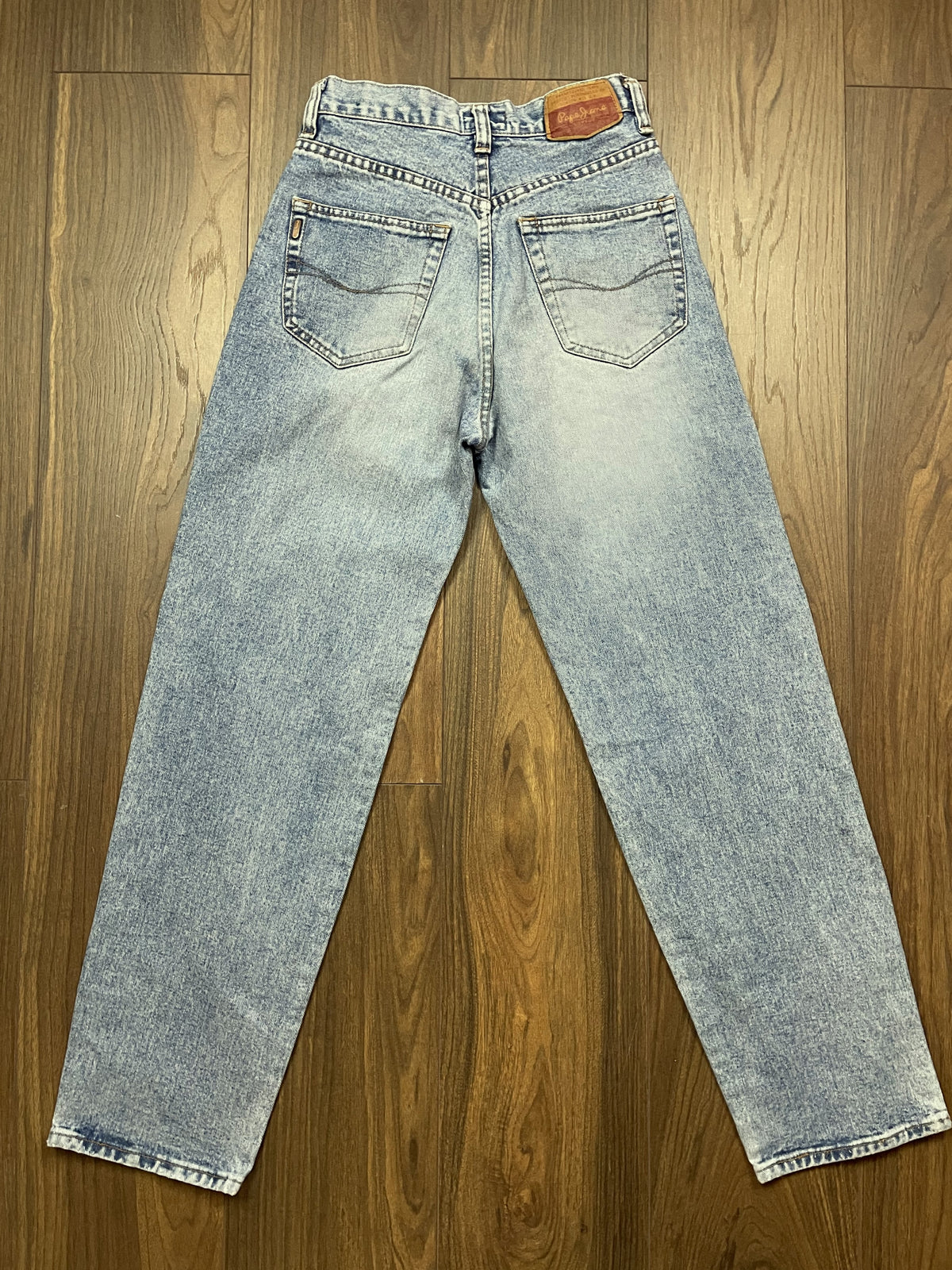 Γυναικείο Τζιν Παντελόνι PEPE JEANS London σε Ξεθωριασμένο Σιέλ Denim (XS/S)