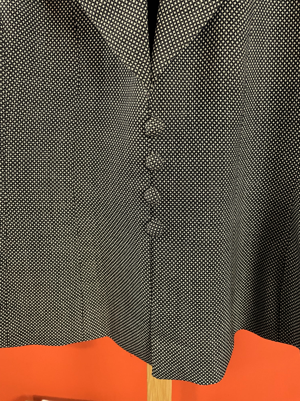 Premium Vintage, Γυναικείο Σακάκι ANTONETTE σε Μαυρόασπρο χρώμα (S/M)
