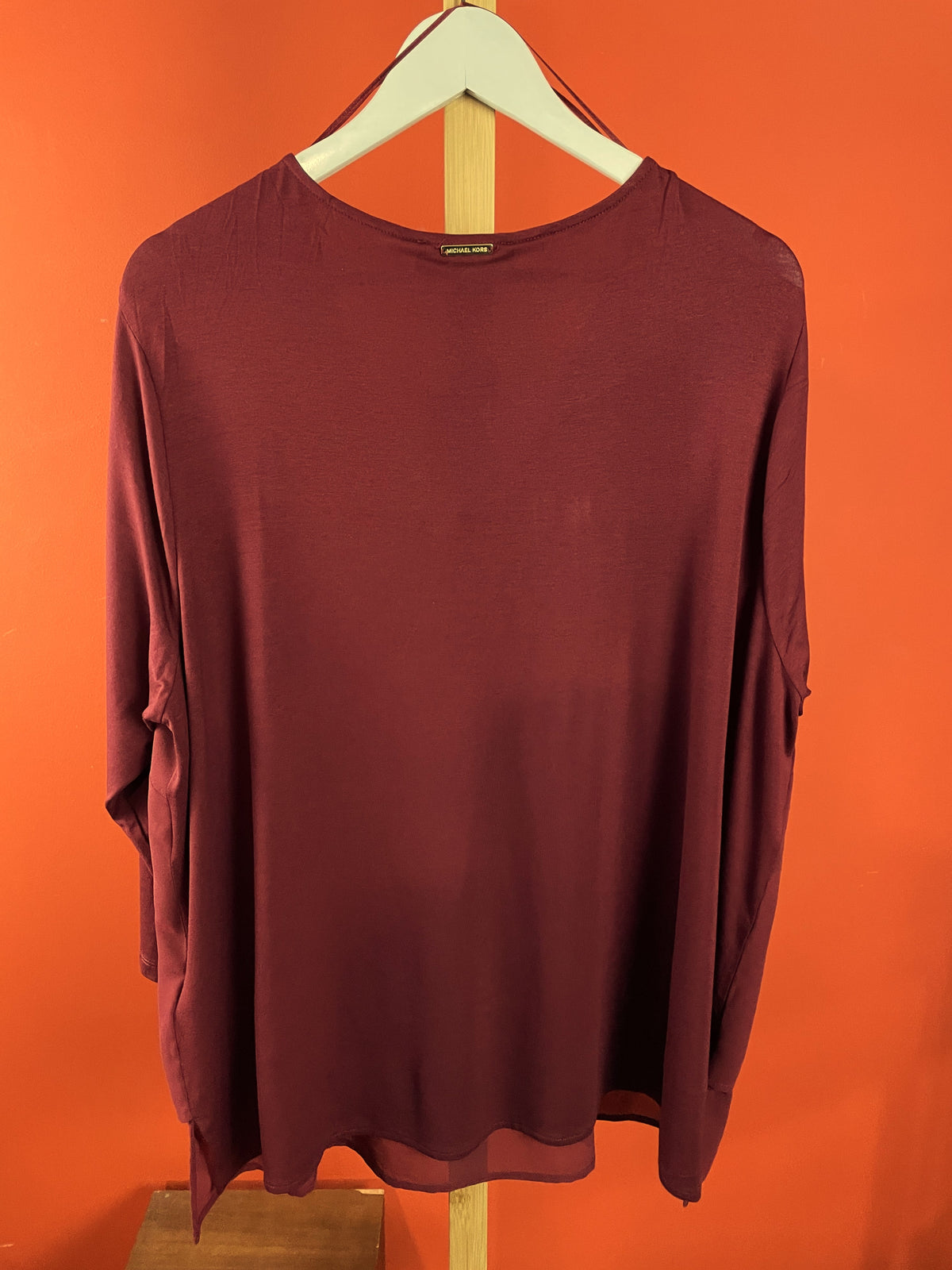 Stock, Γυναικεία Μπλούζα MICHAEL KORS σε Βυσσινί χρώμα (2XL)