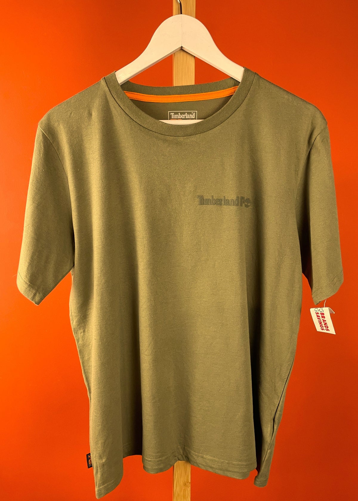 Κοντομάνικη, Γυναικεία Μπλούζα - T-Shirt TIMBERLAND σε Χακί χρώμα (XL)