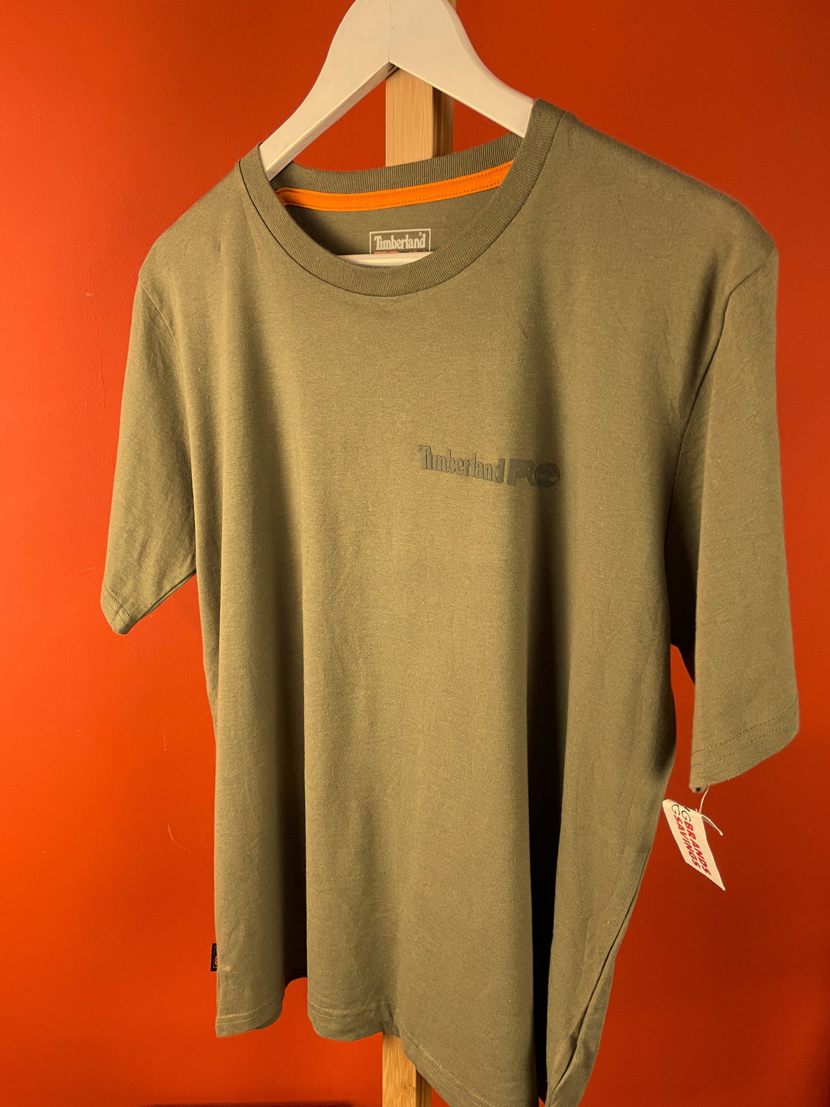 Κοντομάνικη, Γυναικεία Μπλούζα - T-Shirt TIMBERLAND σε Χακί χρώμα (XL)