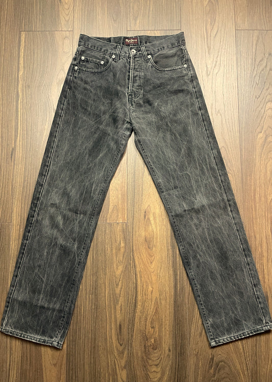 Γυναικείο Τζιν Παντελόνι PEPE JEANS London σε Ξεθωριασμένο Γκρι Denim (31-Small)