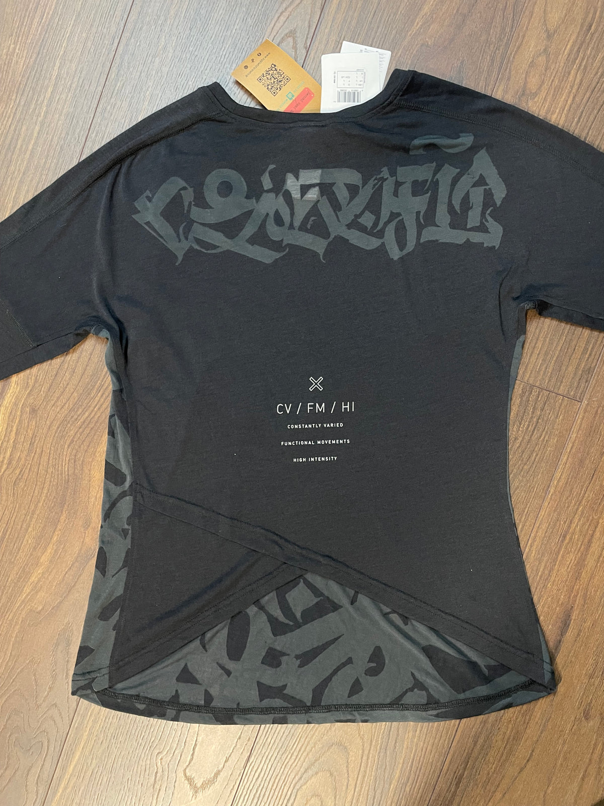 Stock, Αθλητική Γυναικεία Μπλούζα REEBOK σε Σκούρο Γκρι - Χακί Χρώμα (Large)