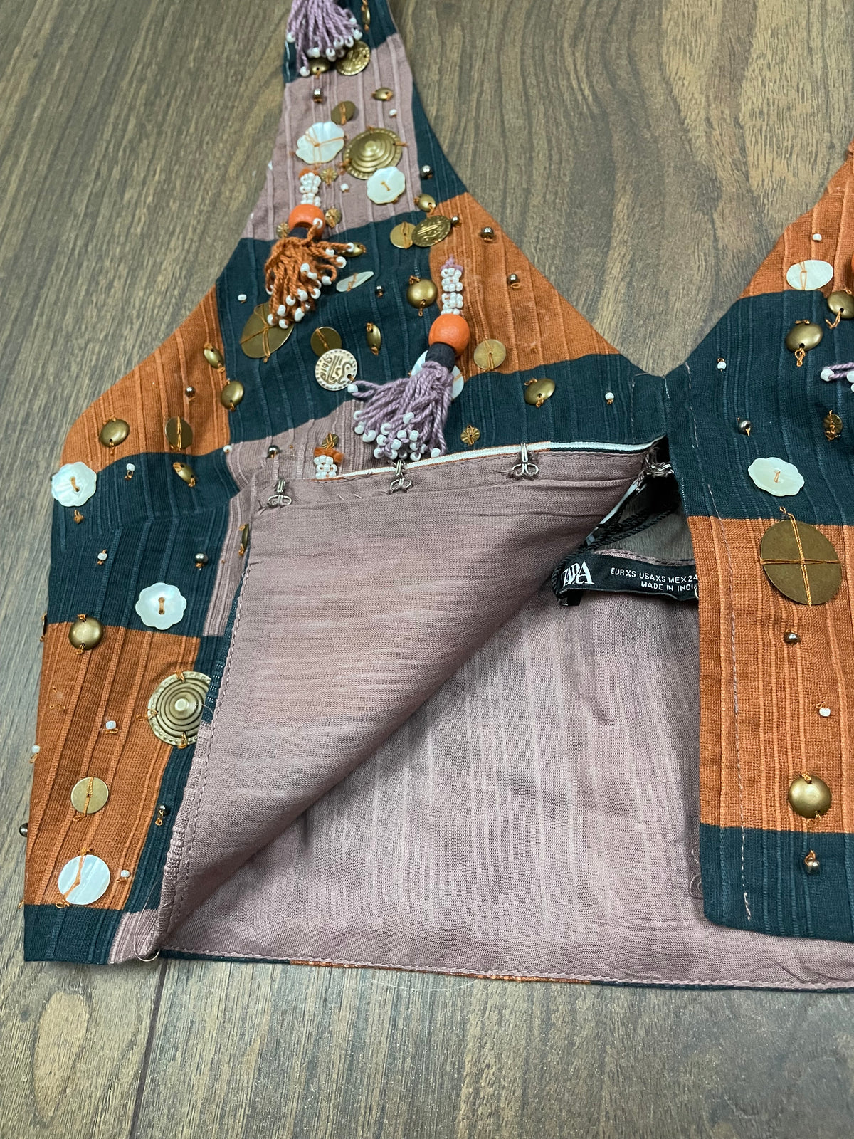 Ethnic Style, Crop Top ZARA (XS)