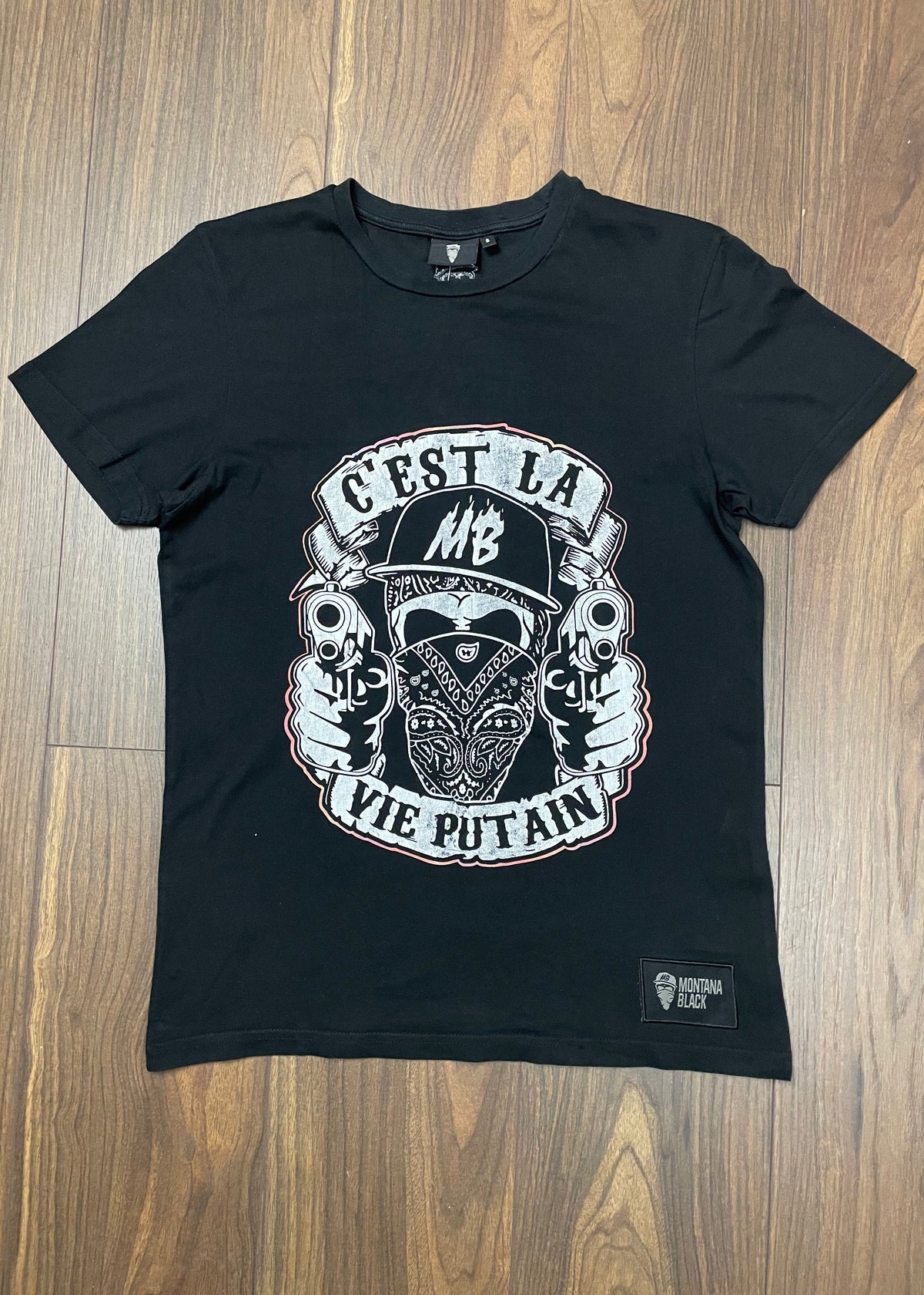 Ανδρική Κοντομάνικη Μπλούζα - T-Shirt MB σε Μαύρο χρώμα (Small)