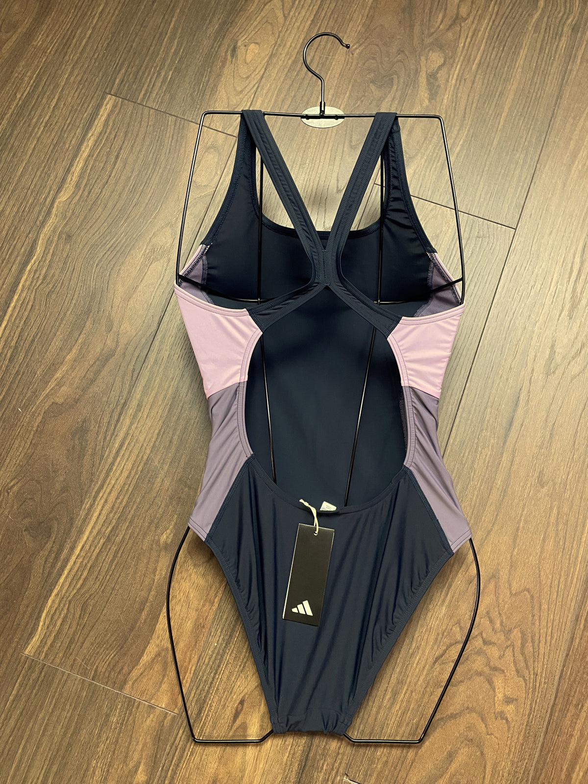Stock, Ολόσωμο Γυναικείο Μαγιό ADIDAS σε Blue Black χρώμα (XS - 6)
