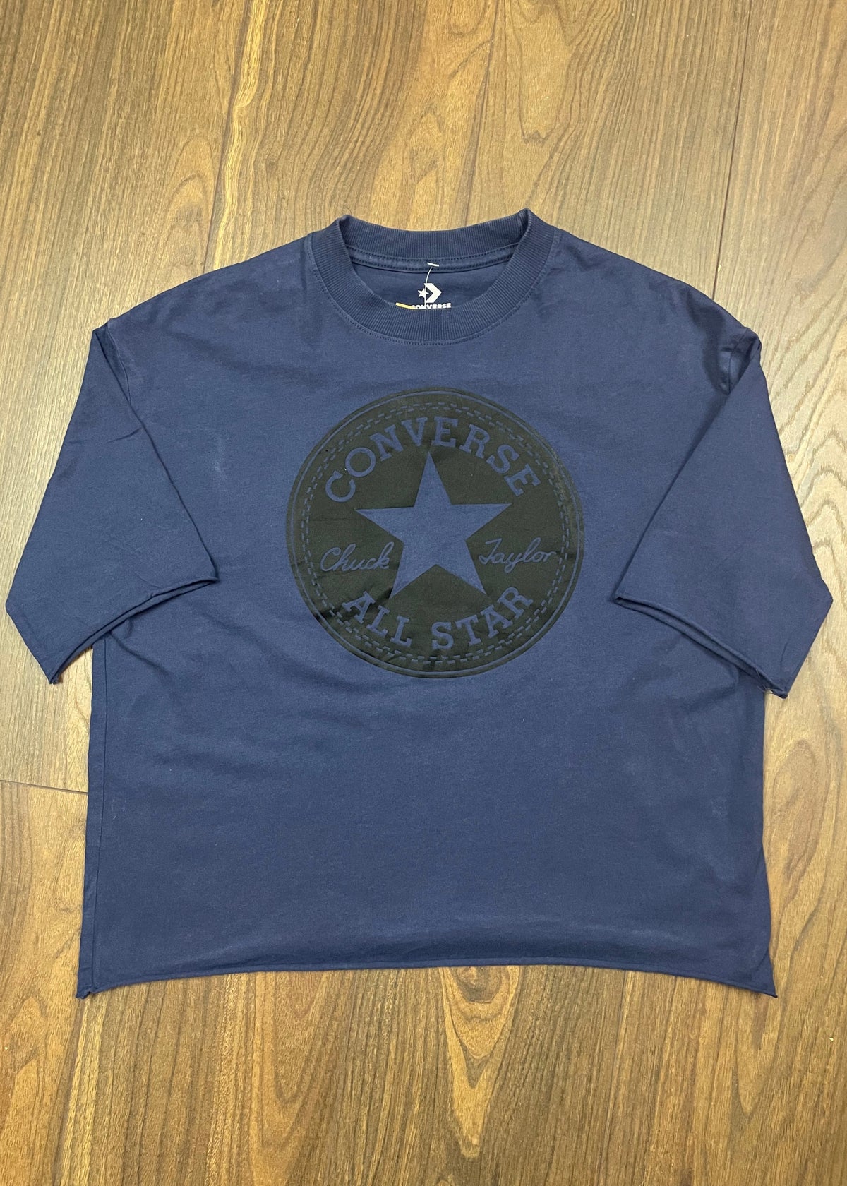 Αθλητική Γυναικεία Μπλούζα - T-Shirt CONVERSE σε Σκούρο Μπλε Χρώμα (Medium)