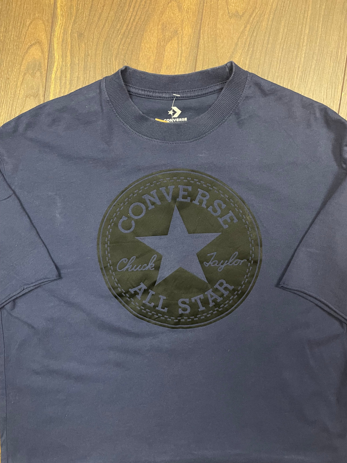 Αθλητική Γυναικεία Μπλούζα - T-Shirt CONVERSE σε Σκούρο Μπλε Χρώμα (Medium)