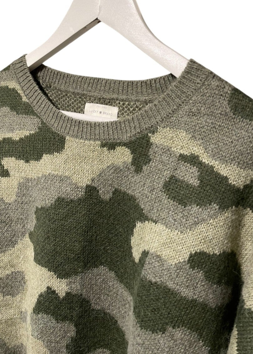 Γυναικεία Πλεκτή Μπλούζα/Πουλόβερ LUCKY BRAND σε Χρώματα Παραλλαγής (L/XL)