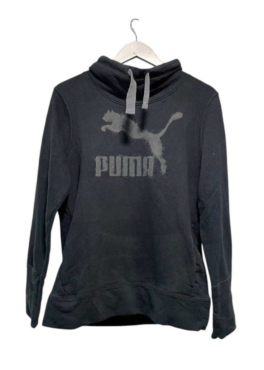 Γυναικεία Φούτερ Μπλούζα PUMA σε Μαύρο χρώμα (Medium)