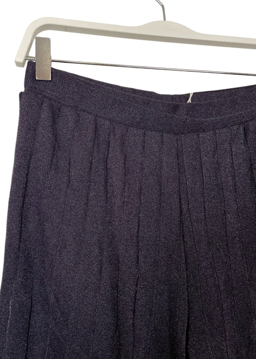 Stock, Lurex Γυναικεία Παντελόνα SPRINGFIELD σε Σκούρο Γκρι/Μελιτζανί χρώμα (Medium)