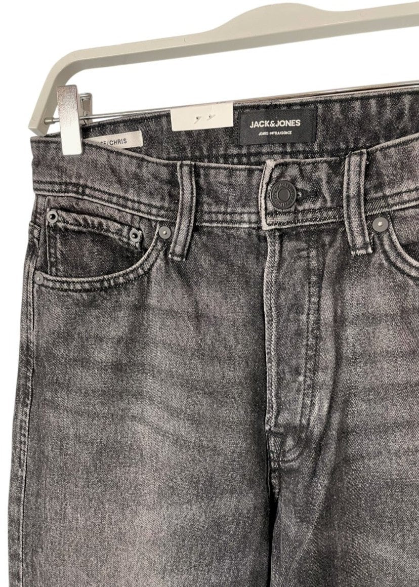 Outlet, Aνδρικό Τζιν Παντελόνι JACK & JONES σε Γκρι Denim χρώμα (No. 29)