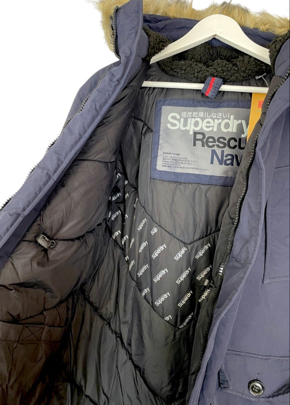Ανδρικό Μπουφάν SUPERDRY σε Μπλε χρώμα