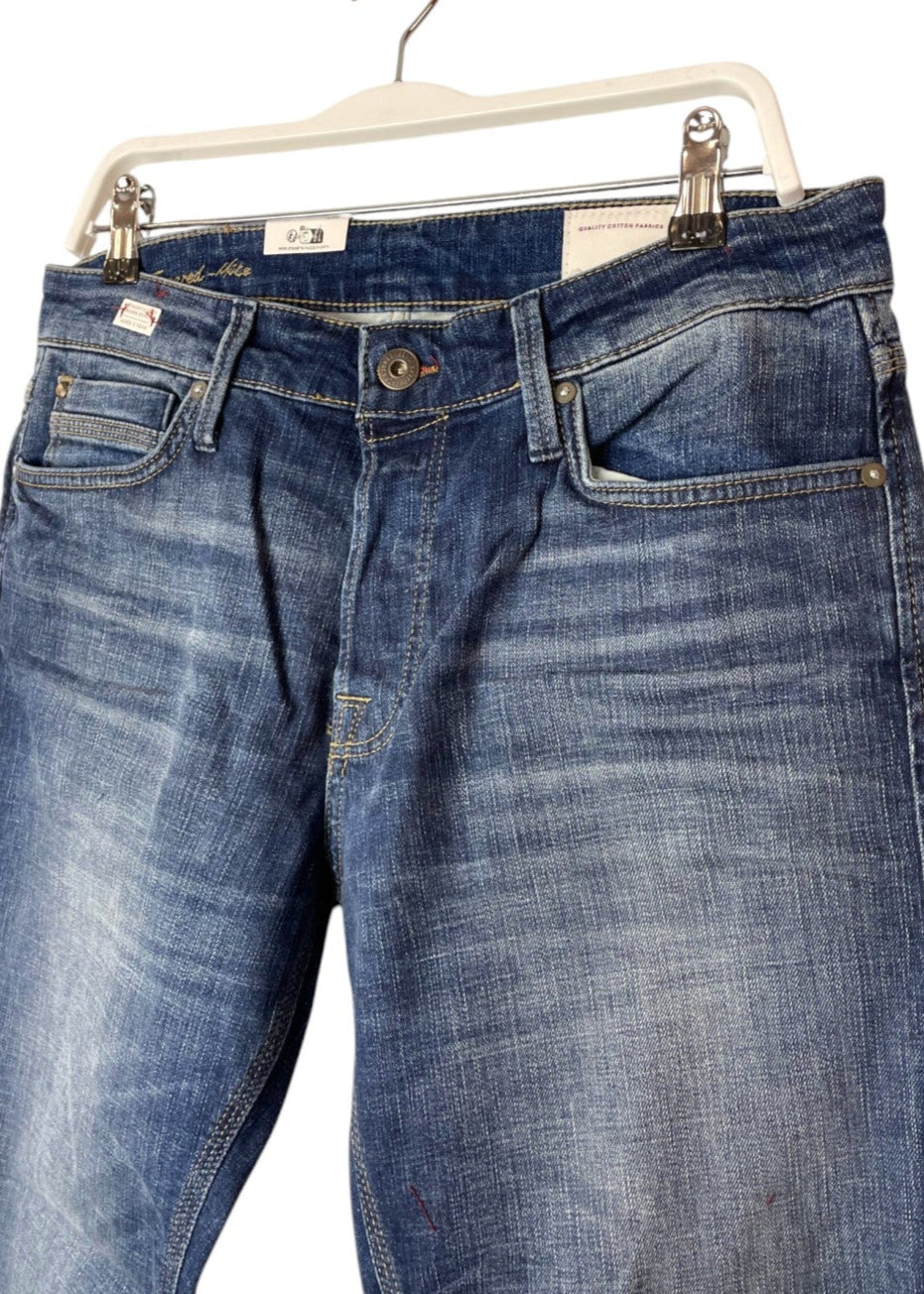 Outlet, Aνδρικό Τζιν Παντελόνι JACK & JONES σε Κλασικό Denim χρώμα (No. W32 L30)