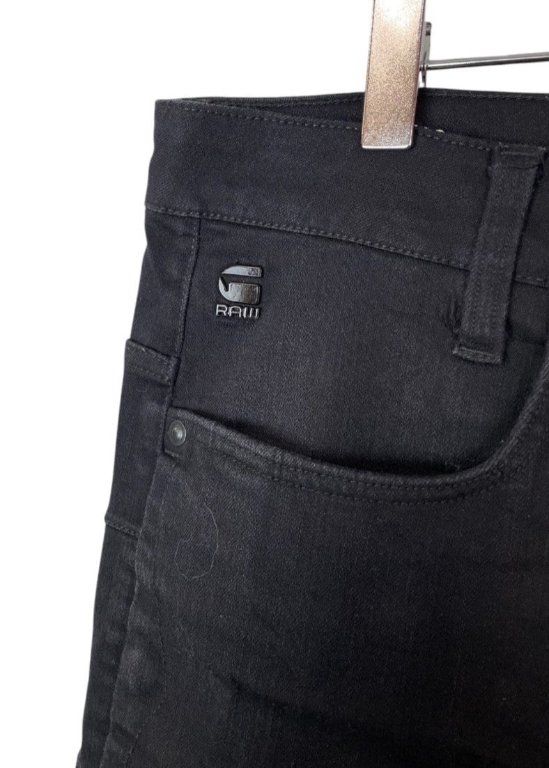 Aνδρικό Τζιν Παντελόνι RAW D-STAQ σε Μαύρο Denim χρώμα (XL)