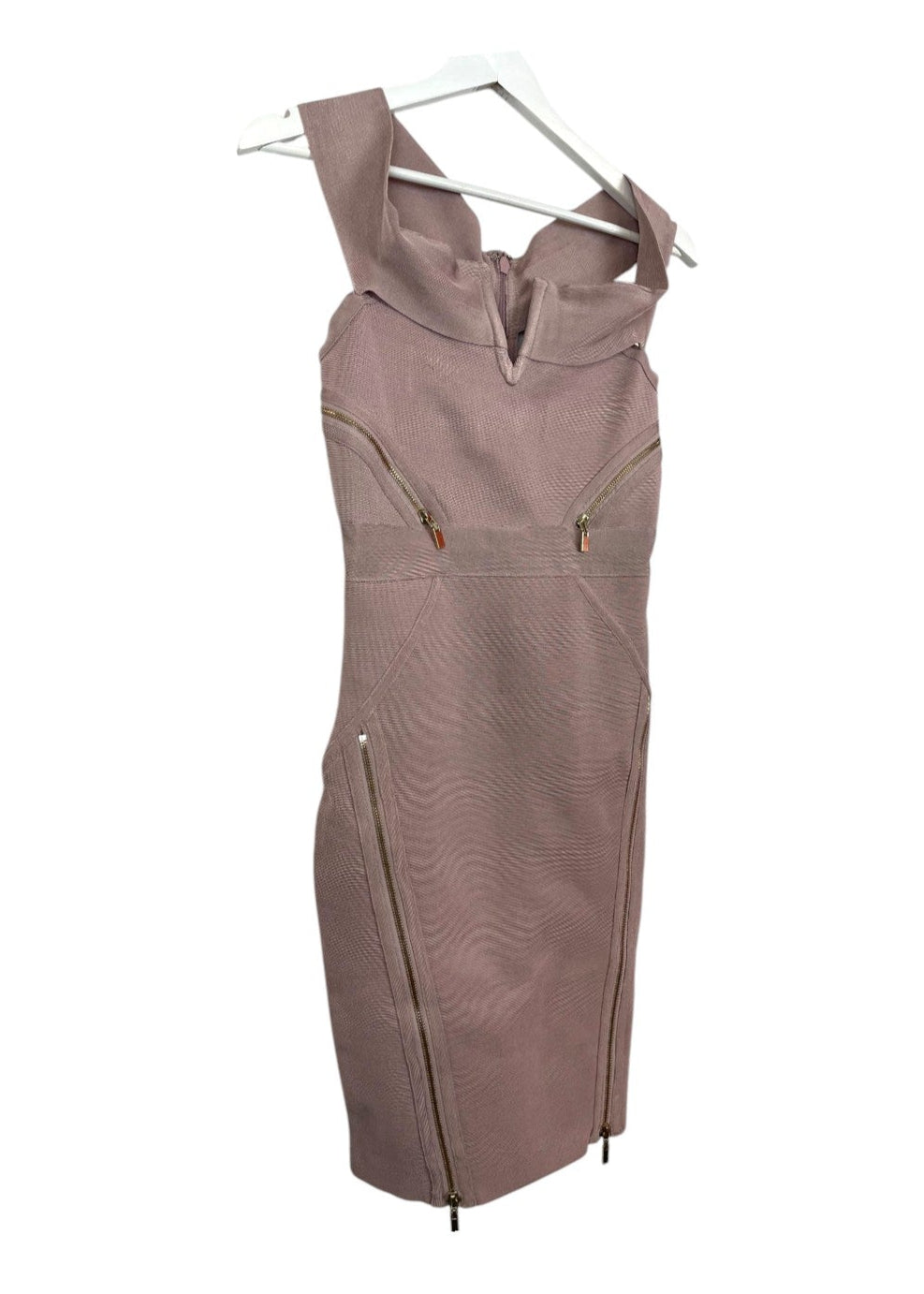 Stock, Ιταλικό, Μίνι Φόρεμα σε Dirty Pink (Small)