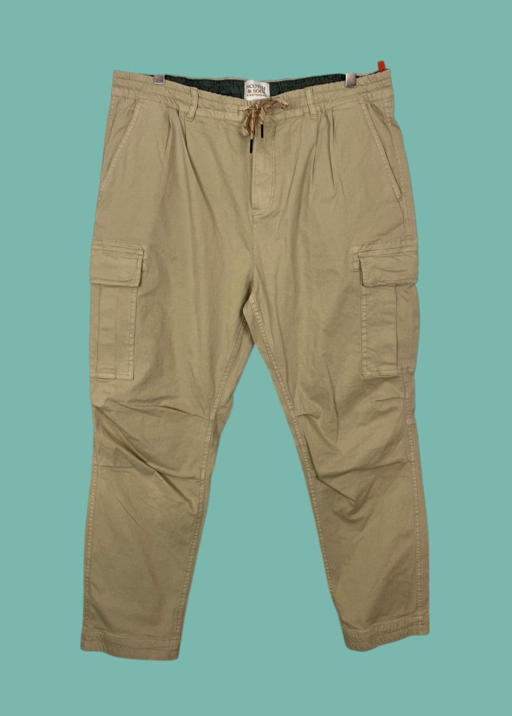 Aνδρικό, Cargo Παντελόνι SCOTCH & SODA σε Μπεζ χρώμα (W36 L32)
