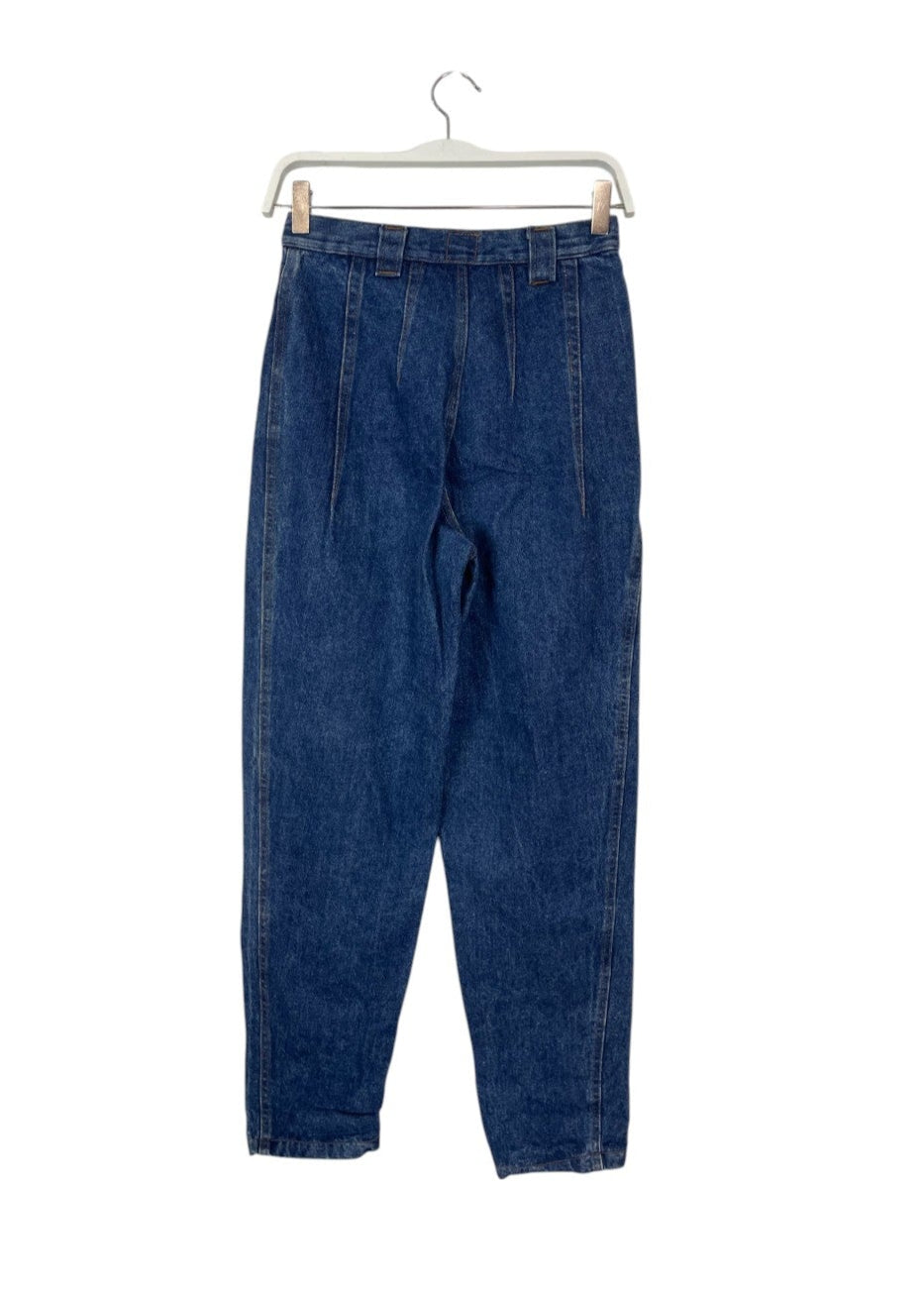 Vintage, Γυναικείο Τζιν Παντελόνι σε Σκούρο Μπλε Denim (XS)