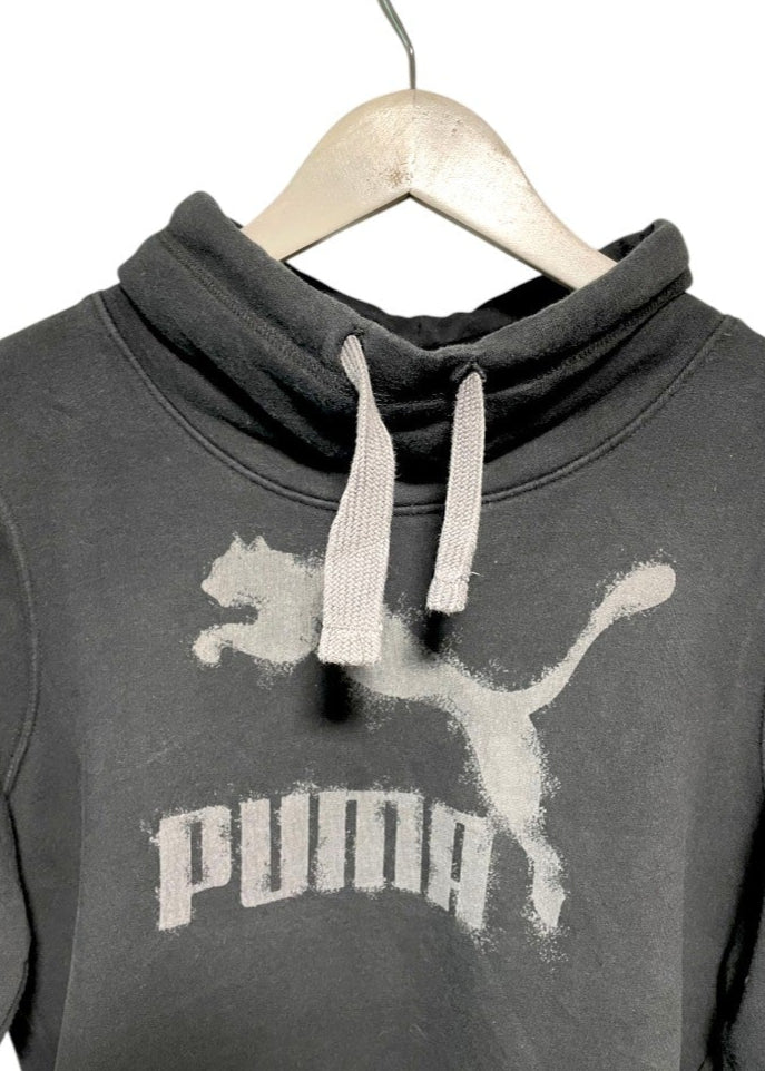 Γυναικεία Φούτερ Μπλούζα PUMA σε Μαύρο χρώμα (Medium)