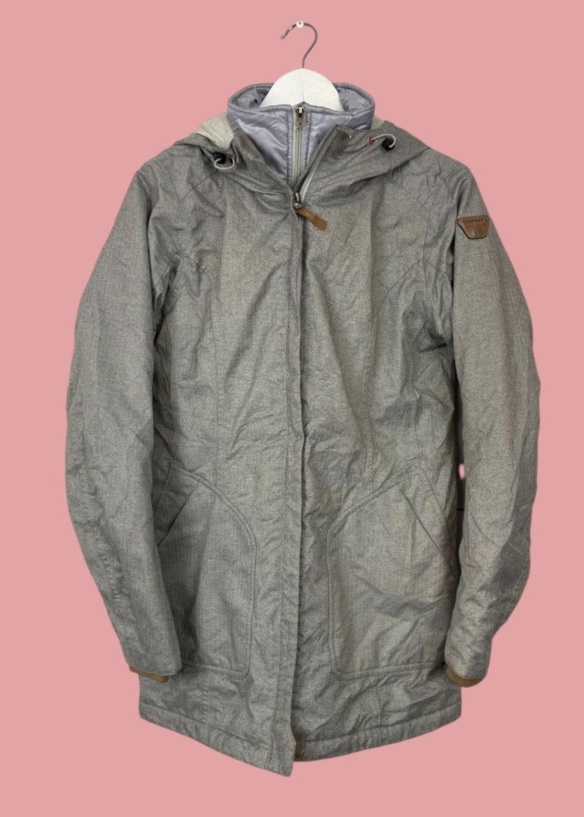 Γυναικείο Μπουφάν ICEPEAK σε Γκρι χρώμα (Small)