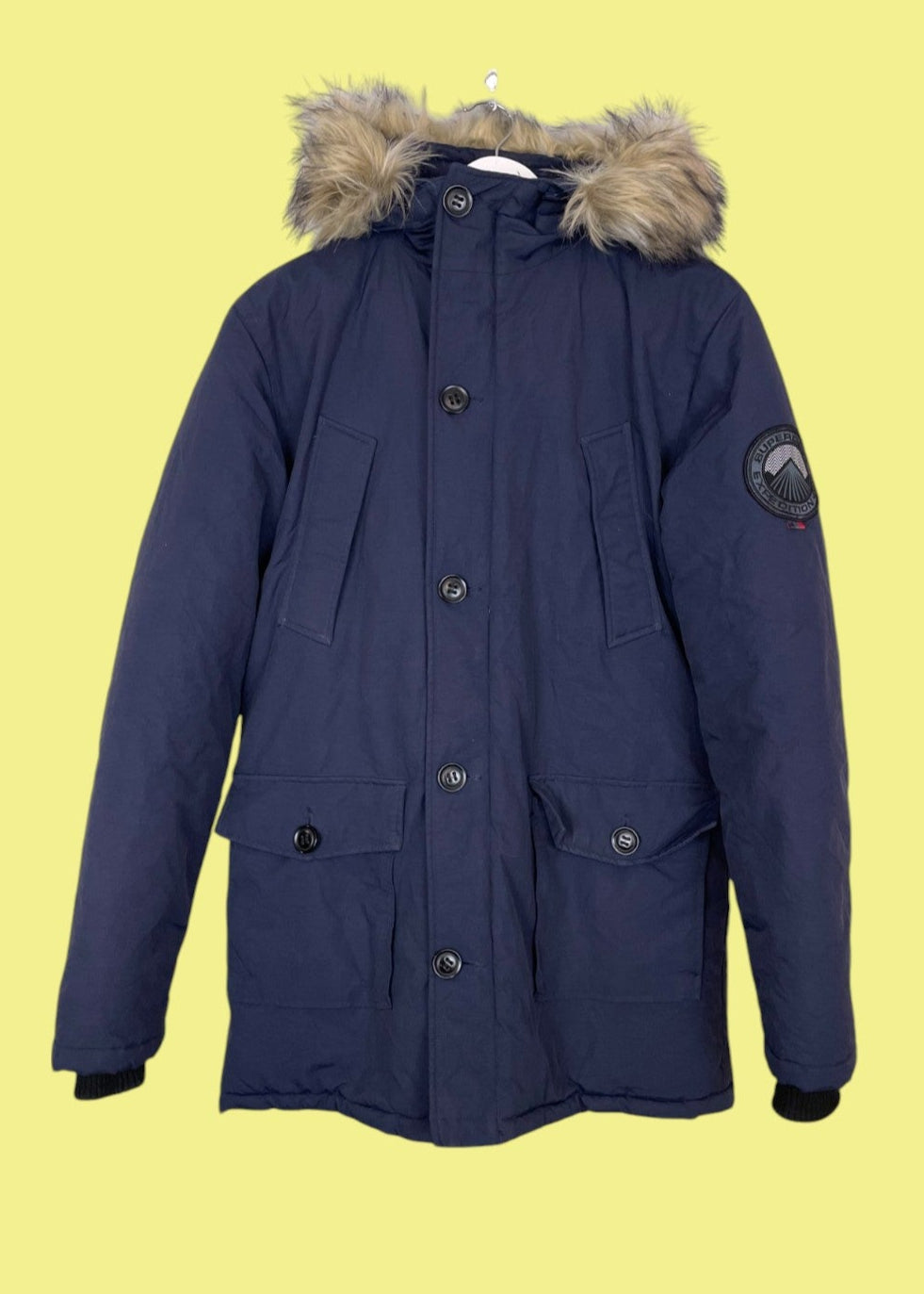 Ανδρικό Μπουφάν SUPERDRY σε Μπλε χρώμα