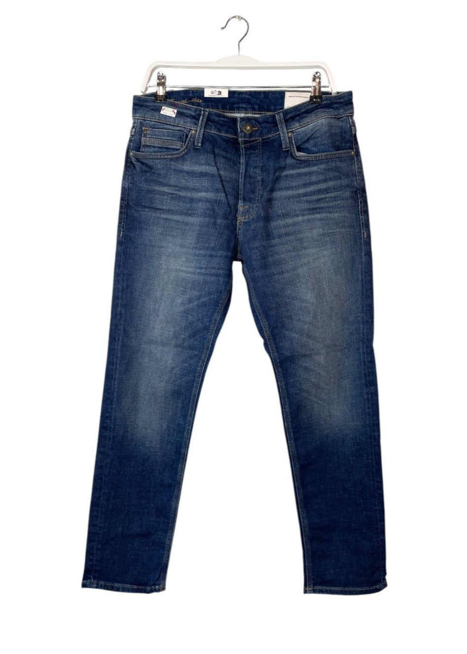 Outlet, Aνδρικό Τζιν Παντελόνι JACK & JONES σε Κλασικό Denim χρώμα (No. W32 L30)