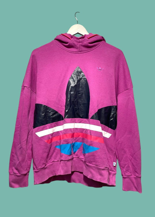 Γυναικεία Φούτερ Μπλούζα ADIDAS σε Μωβ-Λιλά χρώμα (Large)