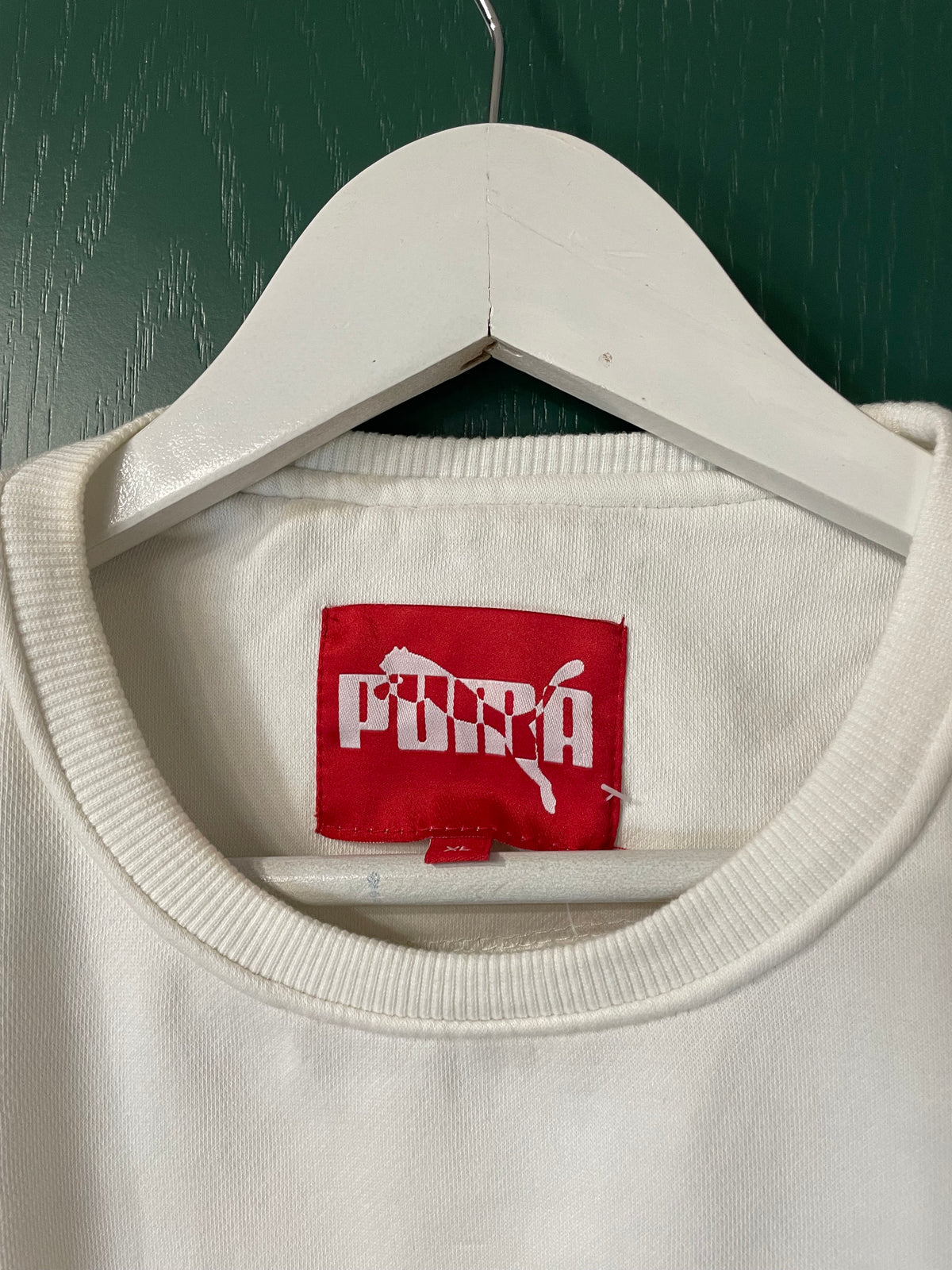 Ανδρική Φούτερ Μπλούζα PUMA Ferrari σε Λευκό χρώμα (M/L)