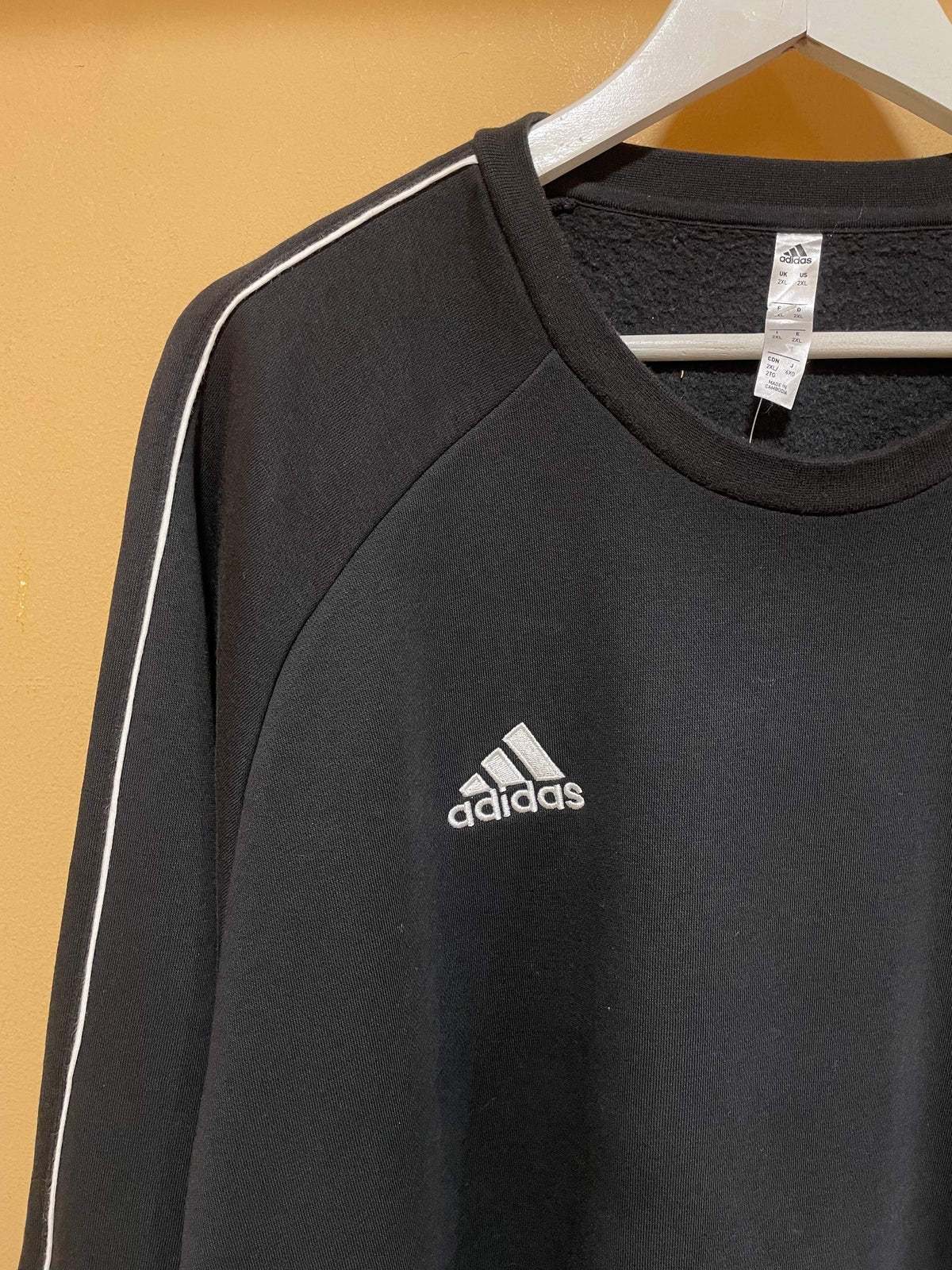 Ανδρική Φούτερ Μπλούζα ADIDAS σε Μαύρο χρώμα (2XL)